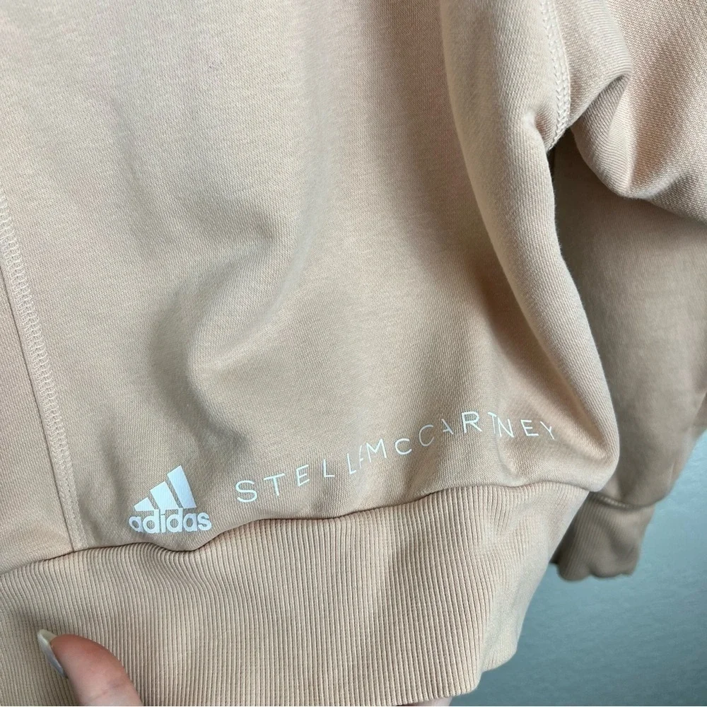 Stella McCartney Adidas Light Pink Cropped Crewneck Sweater Size XS - Picture 5 of 6